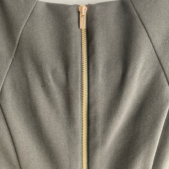 Womens Calvin Klein LBD Sweetheart Neckline Fit and Flare Black Dress 10 - Picture 5 of 7